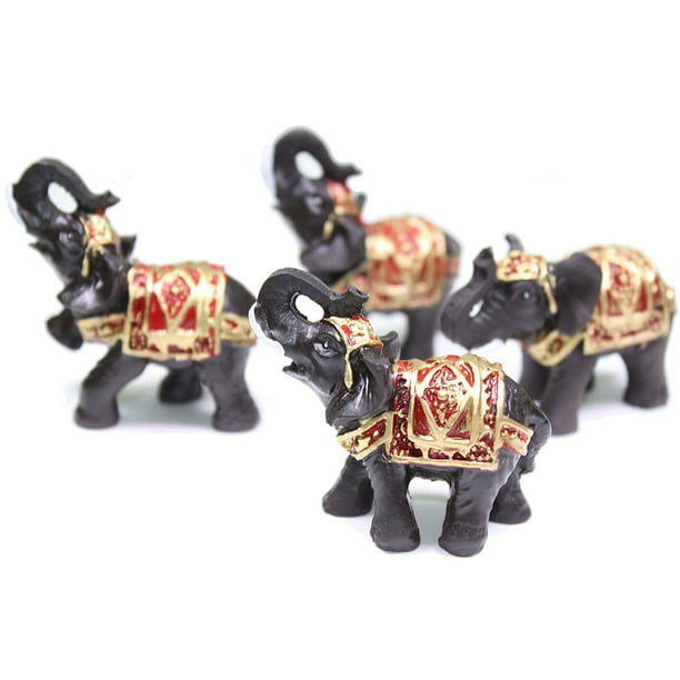 Color : S YUHJ Feng Shui Elephant Lucky Elephant Statue Perfect for Good Luck Decoration Reception Decoration for Home Shop Decoration Thai Elephant for Gift 6/10 